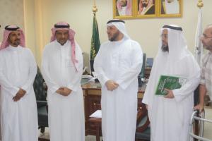 Dean of Jamoum University College Honors Affiliates of Chemistry Department